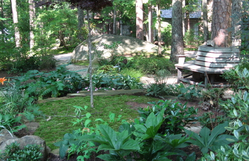 Urquhart backyard area with landscape boulder