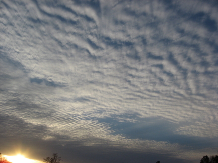 Sunset at Old Garner Road