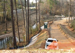 House Creek greenway construction