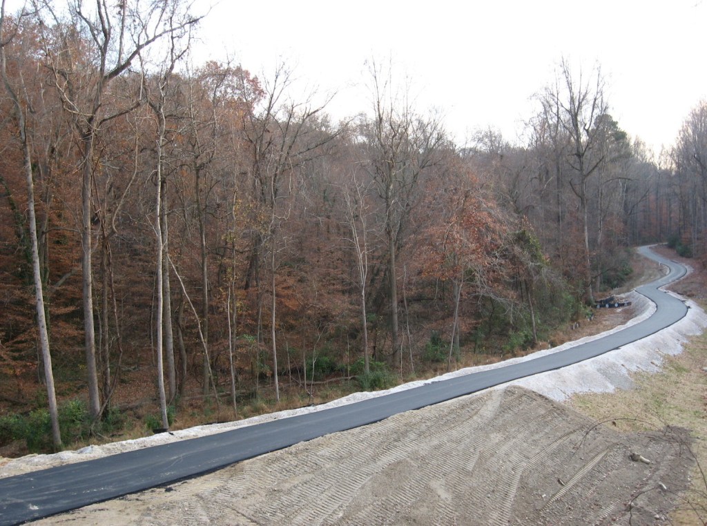 rasied section of greenway