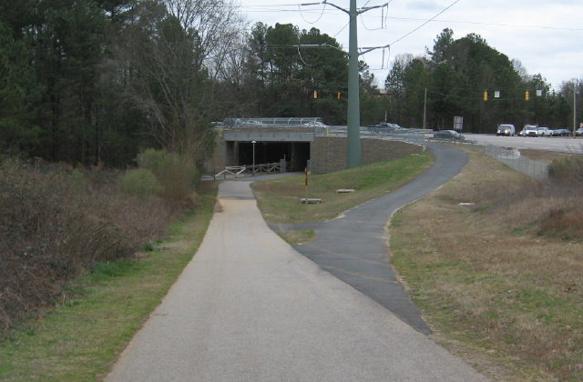 Ridge Road Connectors meets Meredith greenway