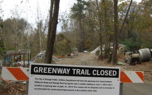 construction sign on Buckeye