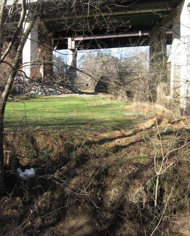 future greenway bridge south of New Bern Ave