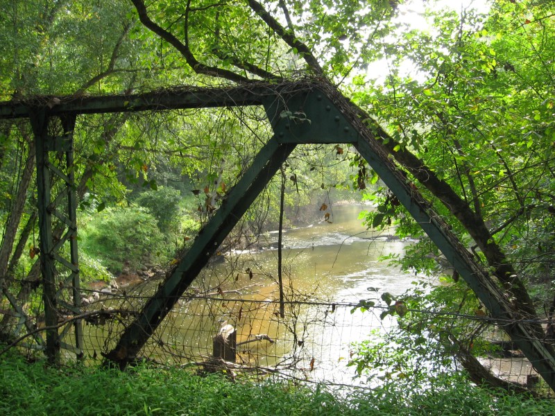 Crabtree creek from bridge